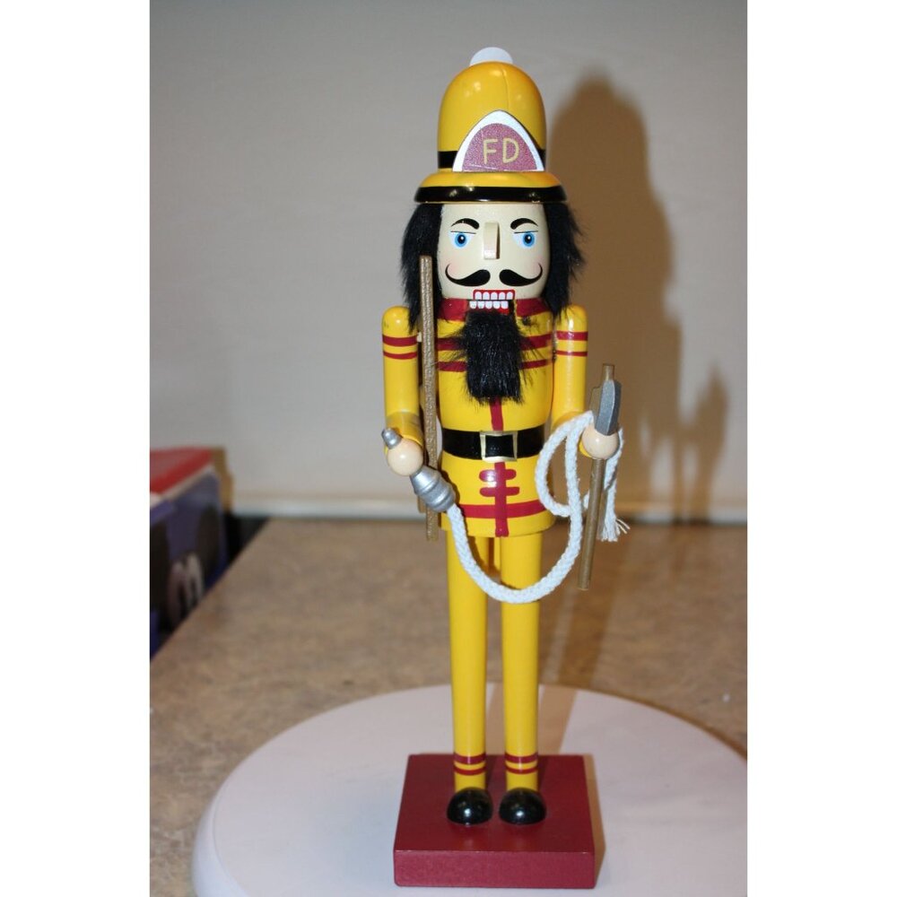 Wooden Nutcracker - Fireman with Hose - from Hobby Lobby